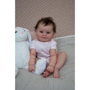 20inch Baby Girl Full Silicone Reborn Baby Doll  with Soft Body Toddler Dolls